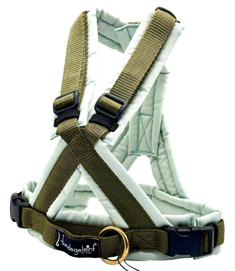Comfort Salbei x Khaki, Gr. S - mit Messing-Ringen
