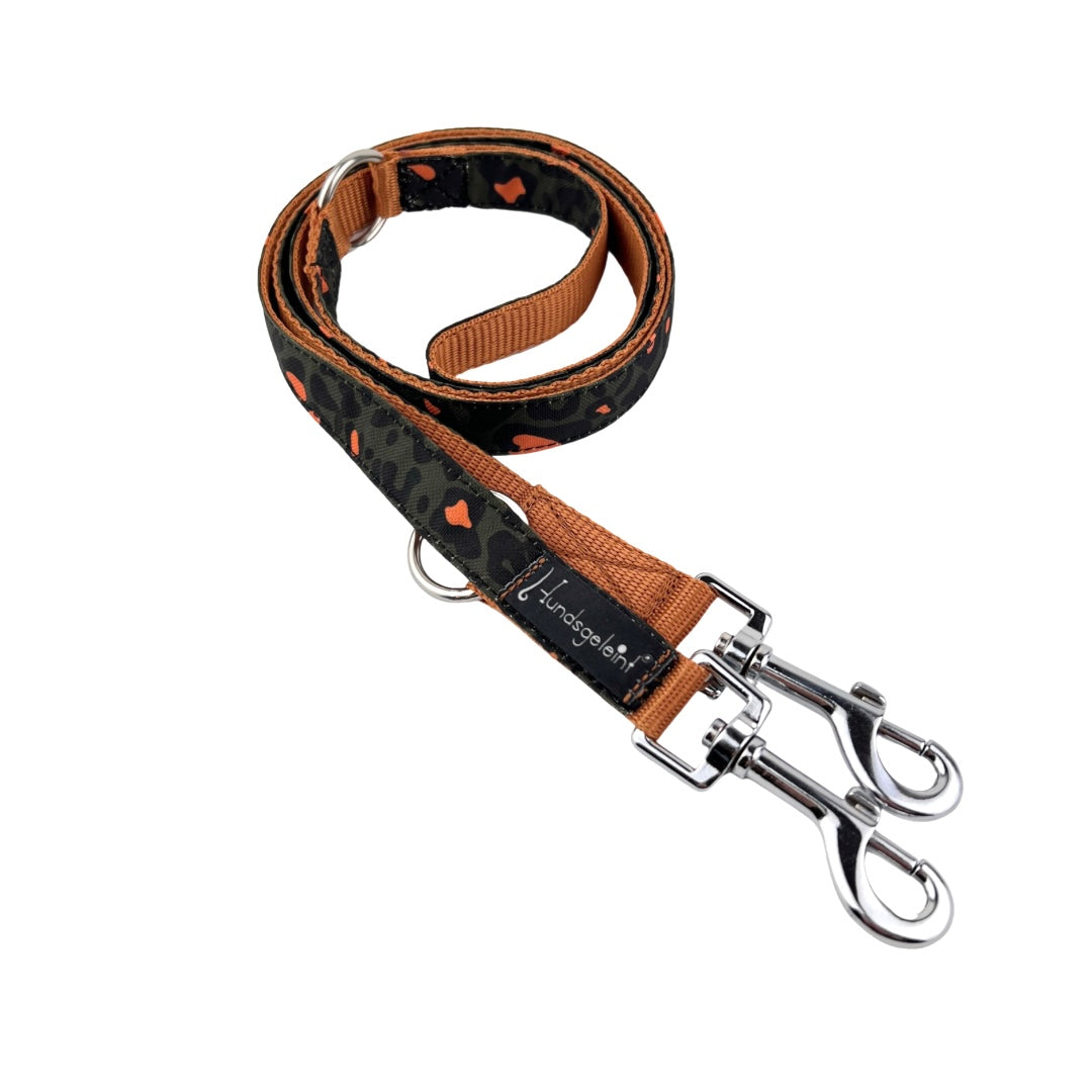 15mm/3fach Oliv Leo x Kupfer (für 0-13kg Hunde)