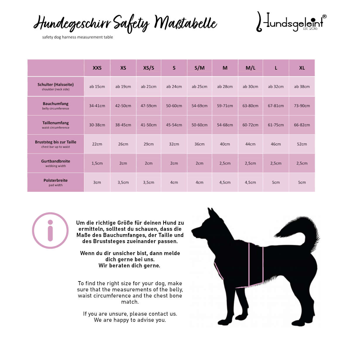 Hundegeschirr Safety Konfigurator