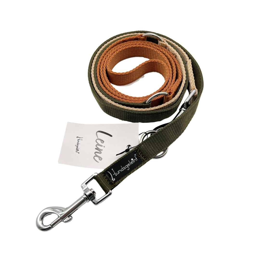 CLASSY 20mm/3fach Khaki x Kupfer x Beige (18-33kg)