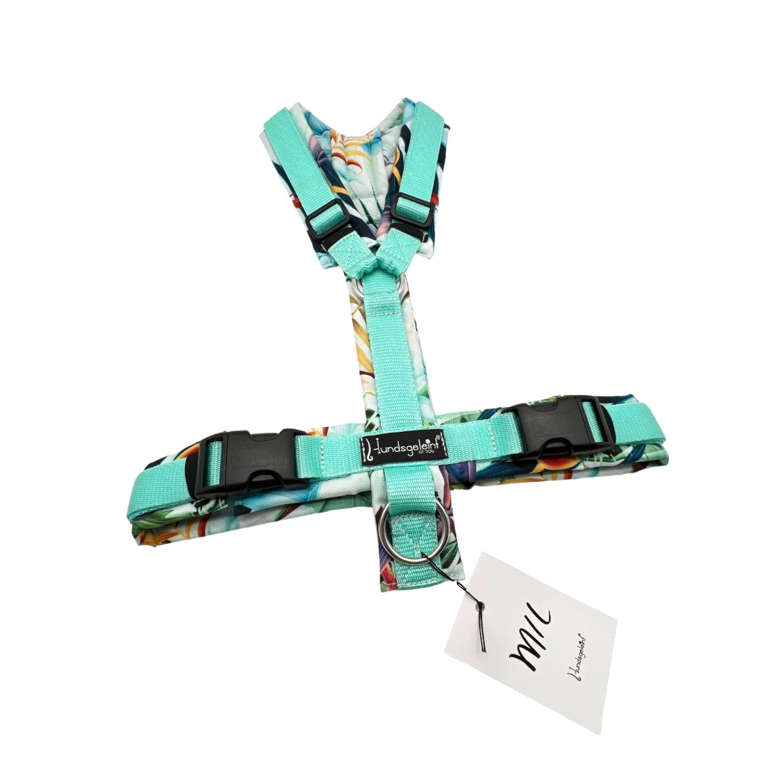 Tropic Flowers x Mint, Gr. M/L