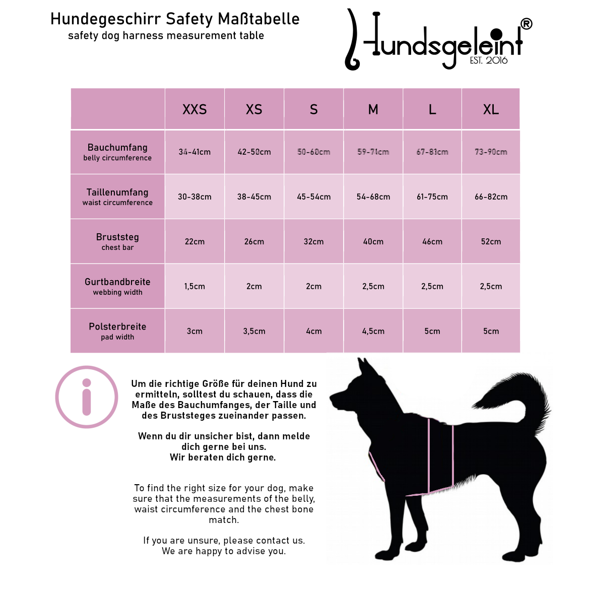 Hundegeschirr Safety "Eukalyptus"