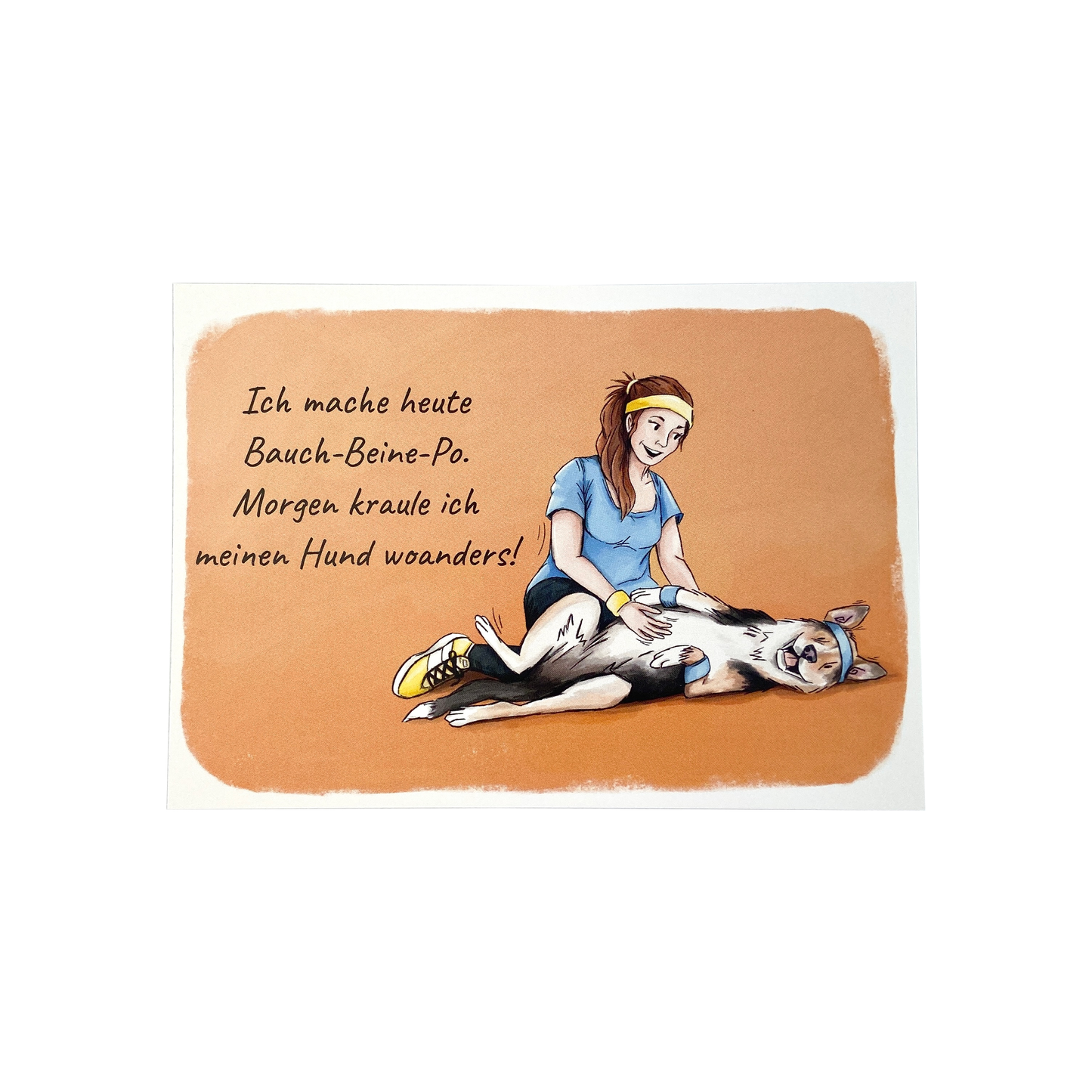 Postkarte Bauch-Beine-Po