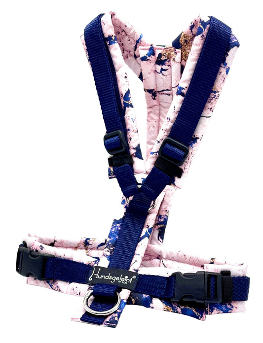 Navy Rose Marble x Dunkelblau, Gr. S/M