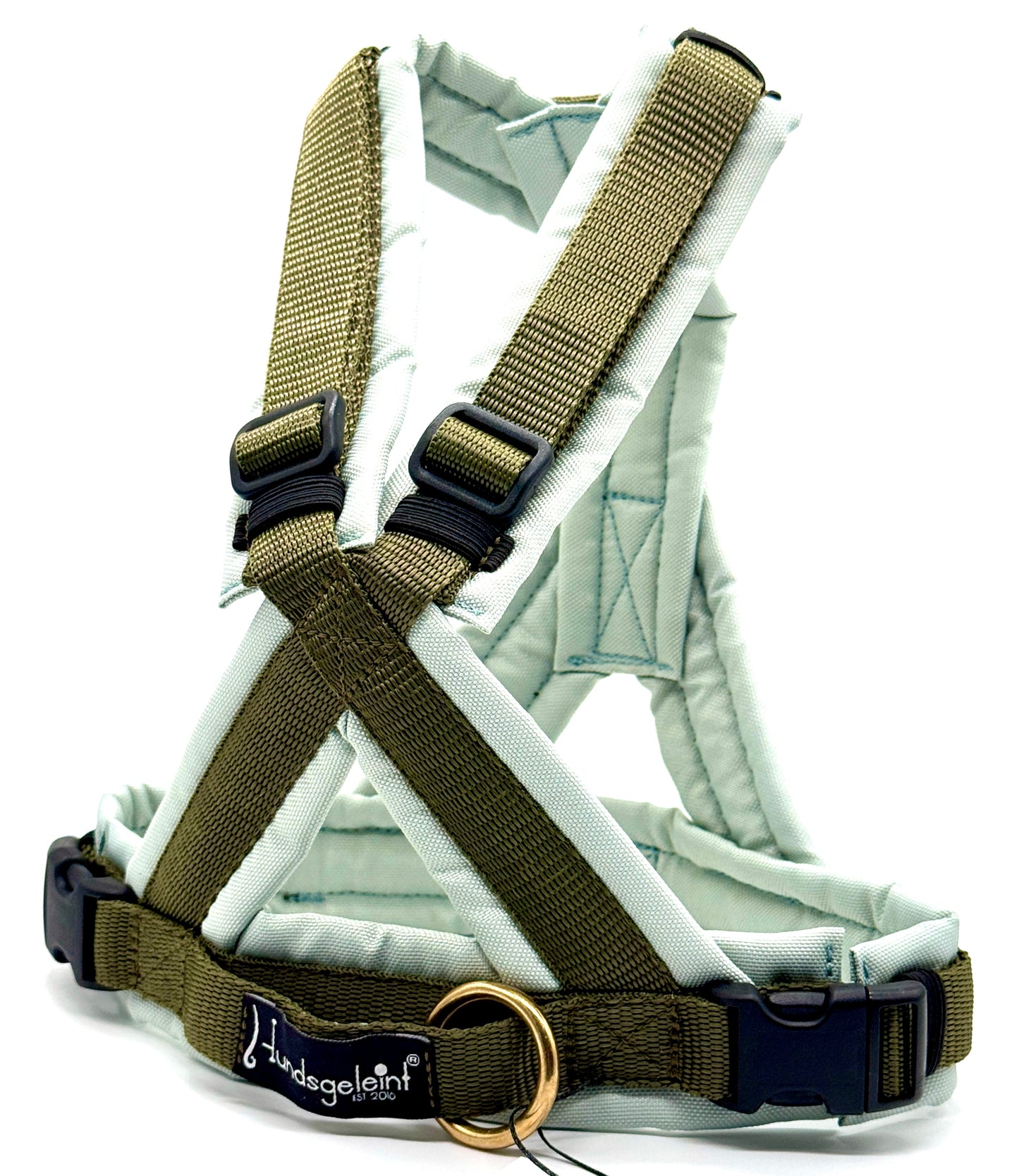 Comfort Salbei x Khaki, Gr. S - mit Messing-Ringen