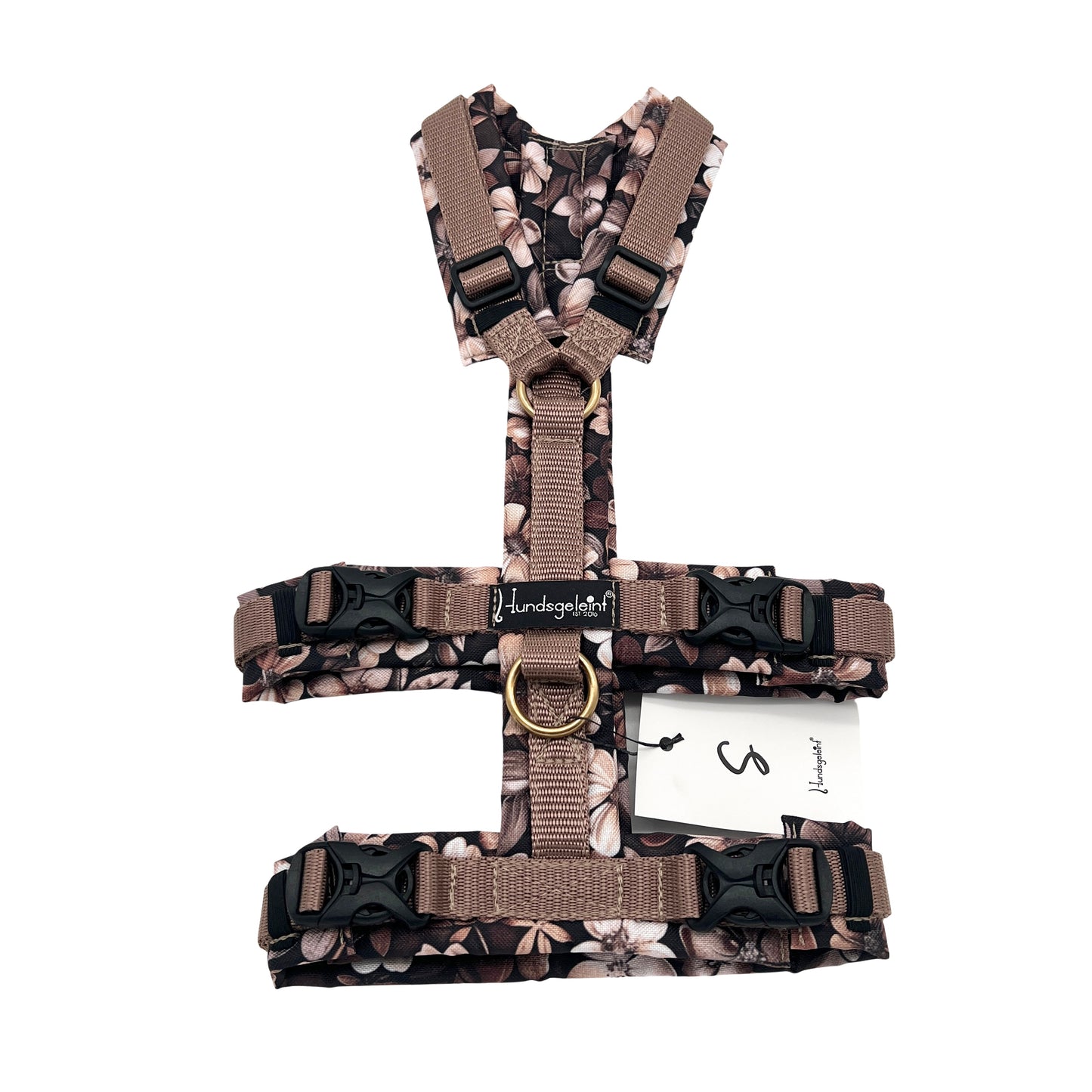 Chocolate Flower x Nougat, Gr. S, Messing Oring