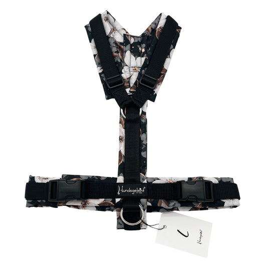 White Flowers x Schwarz, Gr. L