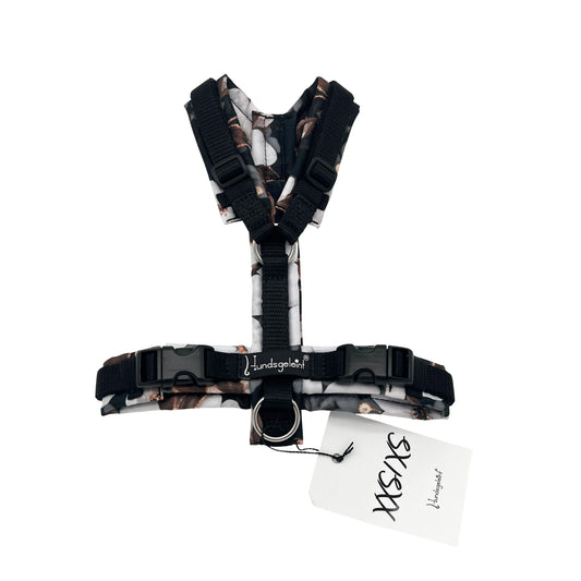 White Flowers x Schwarz, Gr. XXS/XS