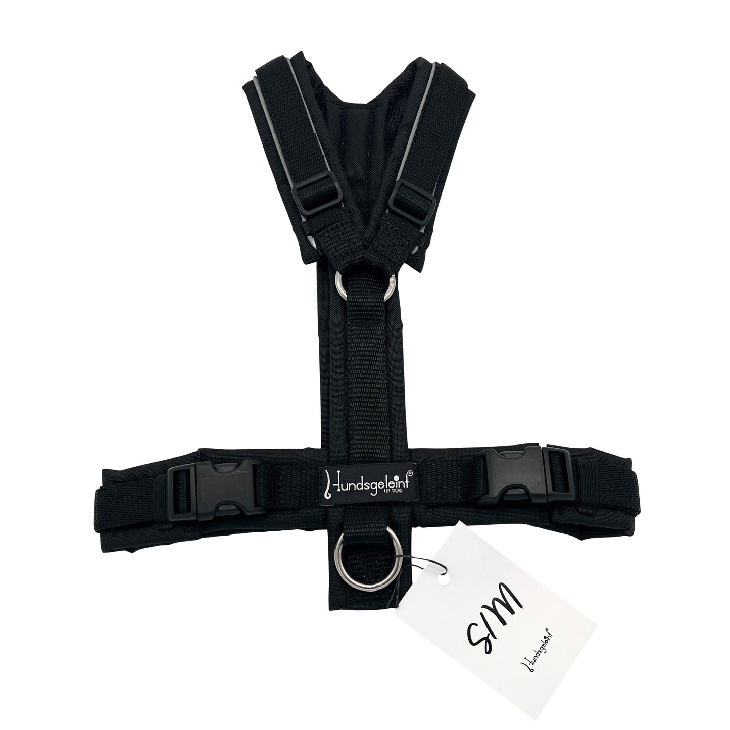 Schwarz x Schwarz, Gr. S/M, mit Reflektor