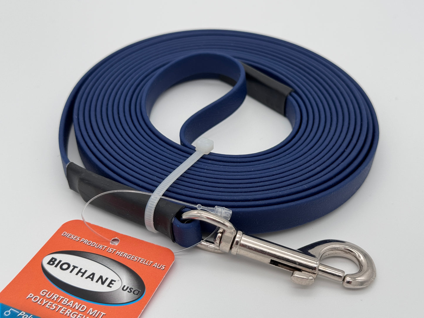 Biothane Leine Marine, 5m, für Hunde 15-25kg
