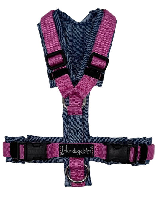 Blue Denim x Hellmauve, Gr. XS, mit Backpatch